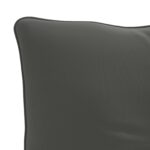 vidaXL Vankúš na chrbát PUTTEN 100% polyester Antracitová – Obrázok 6