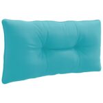 vidaXL Vankúš na chrbát PUTTEN 100% polyester Tyrkysová – Obrázok 2