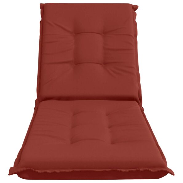 vidaXL Vankúš na ležadlo GEMERT 100% polyester Červená 190 x 50 x 9 cm – Obrázok 4