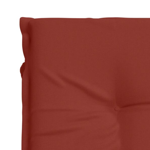 vidaXL Vankúš na ležadlo GEMERT 100% polyester Červená 190 x 50 x 9 cm – Obrázok 6