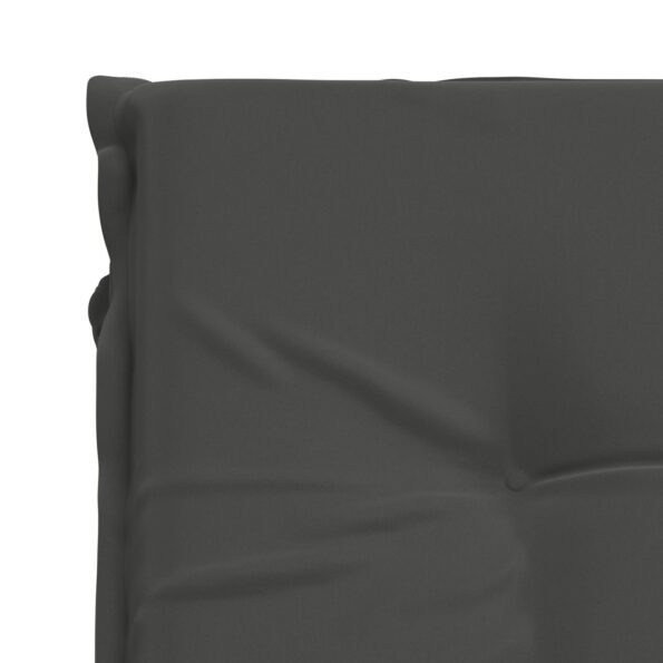 vidaXL Vankúš na ležadlo GEMERT 100% polyester Antracitová – Obrázok 6