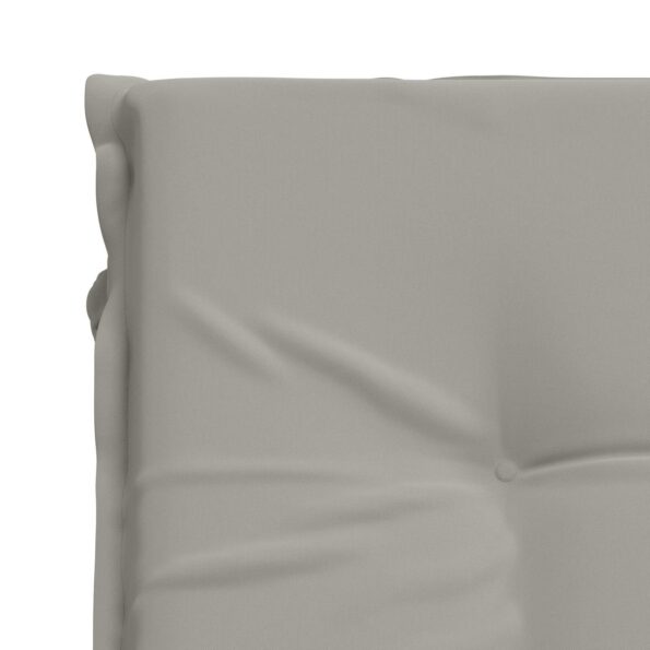 vidaXL Vankúš na ležadlo GEMERT 100% polyester Sivá 190 x 50 x 9 cm – Obrázok 6