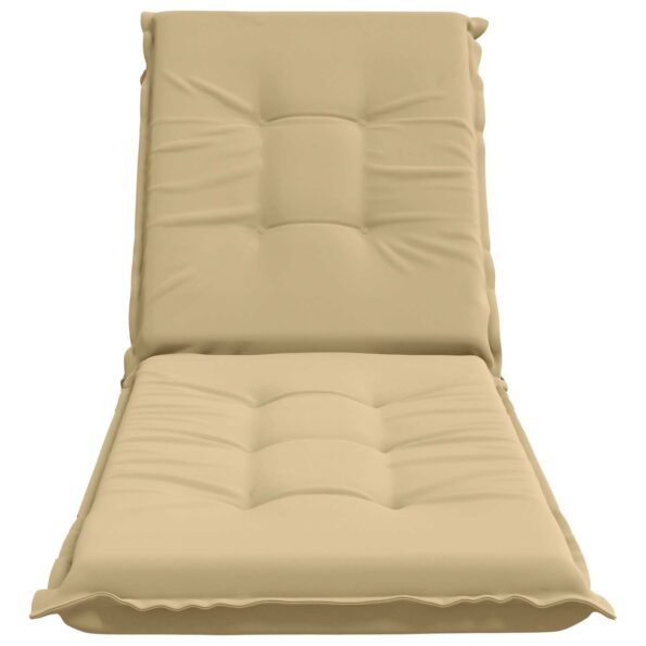 vidaXL Vankúš na ležadlo GEMERT 100% polyester Béžová 190 x 60 x 9 cm – Obrázok 4