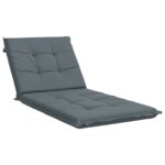 vidaXL Vankúš na ležadlo GEMERT 100% polyester Modrá 190 x 70 x 9 cm – Obrázok 2