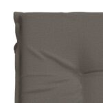 vidaXL Vankúš na ležadlo GEMERT 100% polyester Sivá 190 x 70 x 9 cm – Obrázok 6