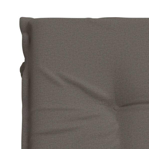 vidaXL Vankúš na ležadlo GEMERT 100% polyester Sivá 190 x 70 x 9 cm – Obrázok 6