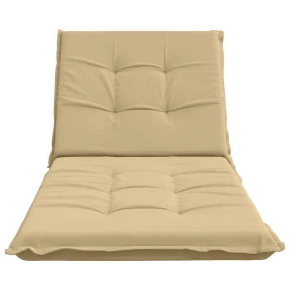 vidaXL Vankúš na ležadlo GEMERT 100% polyester Béžová 190 x 70 x 9 cm – Obrázok 4