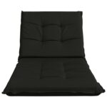 vidaXL Vankúš na ležadlo GEMERT 100% polyester Čierna 190 x 80 x 9 cm – Obrázok 4