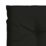 vidaXL Vankúš na ležadlo GEMERT 100% polyester Čierna 190 x 80 x 9 cm – Obrázok 6