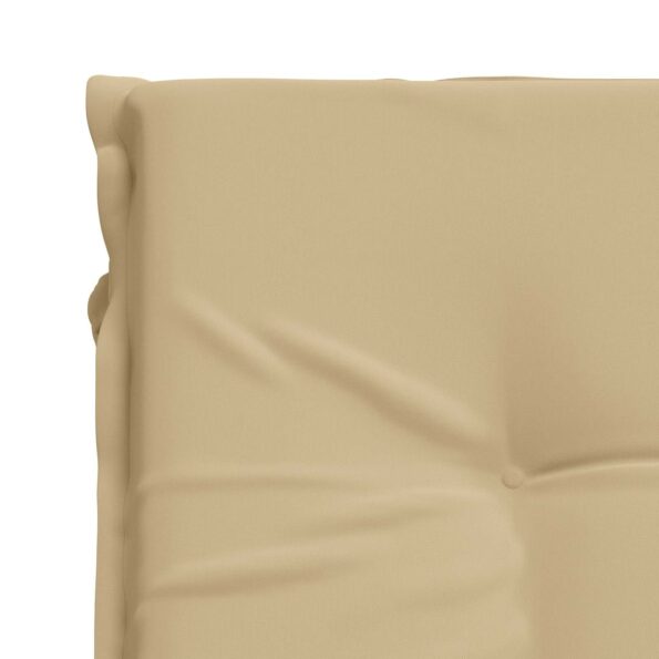 vidaXL Vankúš na ležadlo GEMERT 100% polyester Béžová 190 x 80 x 9 cm – Obrázok 6