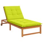 vidaXL Vankúš na ležadlo GEMERT 100% polyester Žiarivá zelená – Obrázok 3