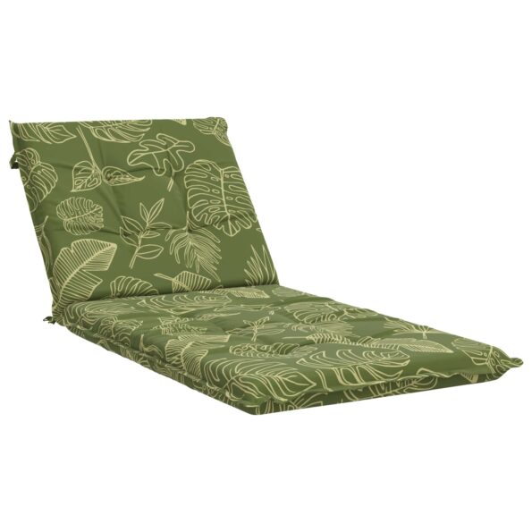 vidaXL Vankúš na ležadlo GEMERT 100% polyester Design s listami – Obrázok 2