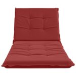 vidaXL Vankúš na ležadlo GEMERT 100% polyester Víno červené – Obrázok 4