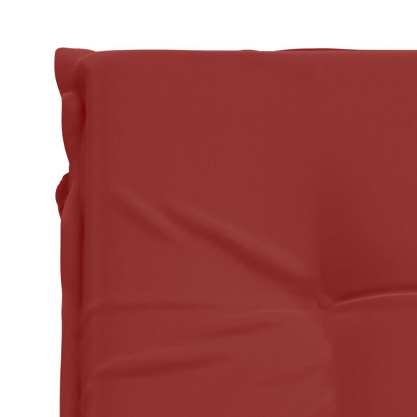 vidaXL Vankúš na ležadlo GEMERT 100% polyester Víno červené – Obrázok 6