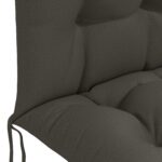 vidaXL Vankúš na slnečné ležadlo PUTTEN 100% polyester Antracitová – Obrázok 5