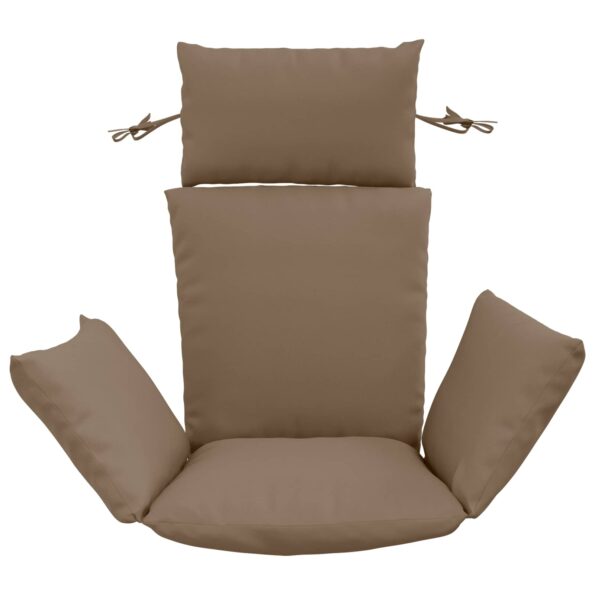 vidaXL Adirondack vankúš PUTTEN 100% polyester Sivohnedá – Obrázok 3