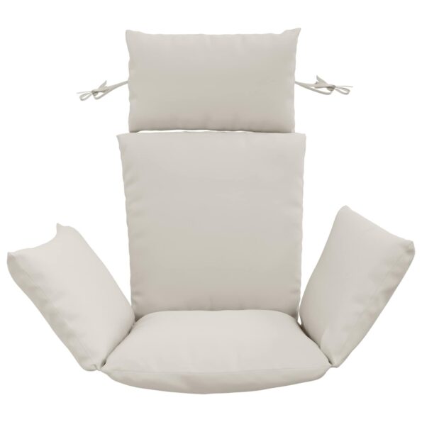 vidaXL Adirondack vankúš PUTTEN 100% polyester Biela 60 x 145 x 10 cm – Obrázok 3
