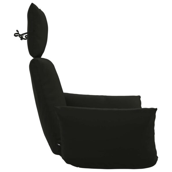 vidaXL Adirondack vankúš PUTTEN 100% polyester Čierna 60 x 145 x 10 cm – Obrázok 4