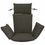 vidaXL Adirondack vankúš PUTTEN 100% polyester Antracitová – Obrázok 3