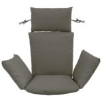 vidaXL Adirondack vankúš PUTTEN 100% polyester Sivá 60 x 145 x 10 cm – Obrázok 3