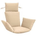 vidaXL Adirondack vankúš PUTTEN 100% polyester Krémová – Obrázok 2