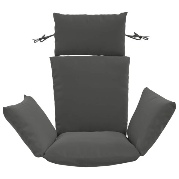 vidaXL Adirondack vankúš PUTTEN 100% polyester Antracitová – Obrázok 3