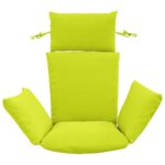 vidaXL Adirondack vankúš PUTTEN 100% polyester Žiarivá zelená – Obrázok 3