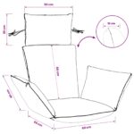 vidaXL Adirondack vankúš PUTTEN 100% polyester Krémová – Obrázok 7