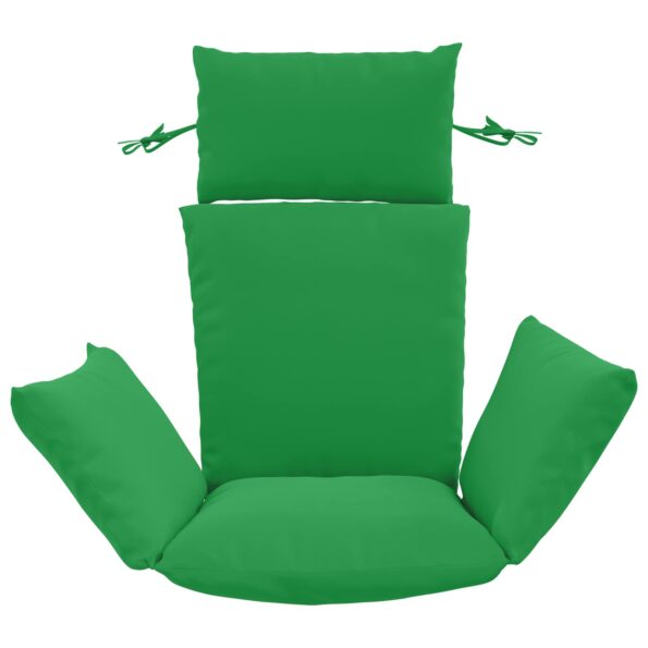 vidaXL Adirondack vankúš PUTTEN 100% polyester Zelená 60 x 145 x 10 cm – Obrázok 3