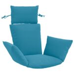 vidaXL Adirondack vankúš PUTTEN 100% polyester Svetlomodrá