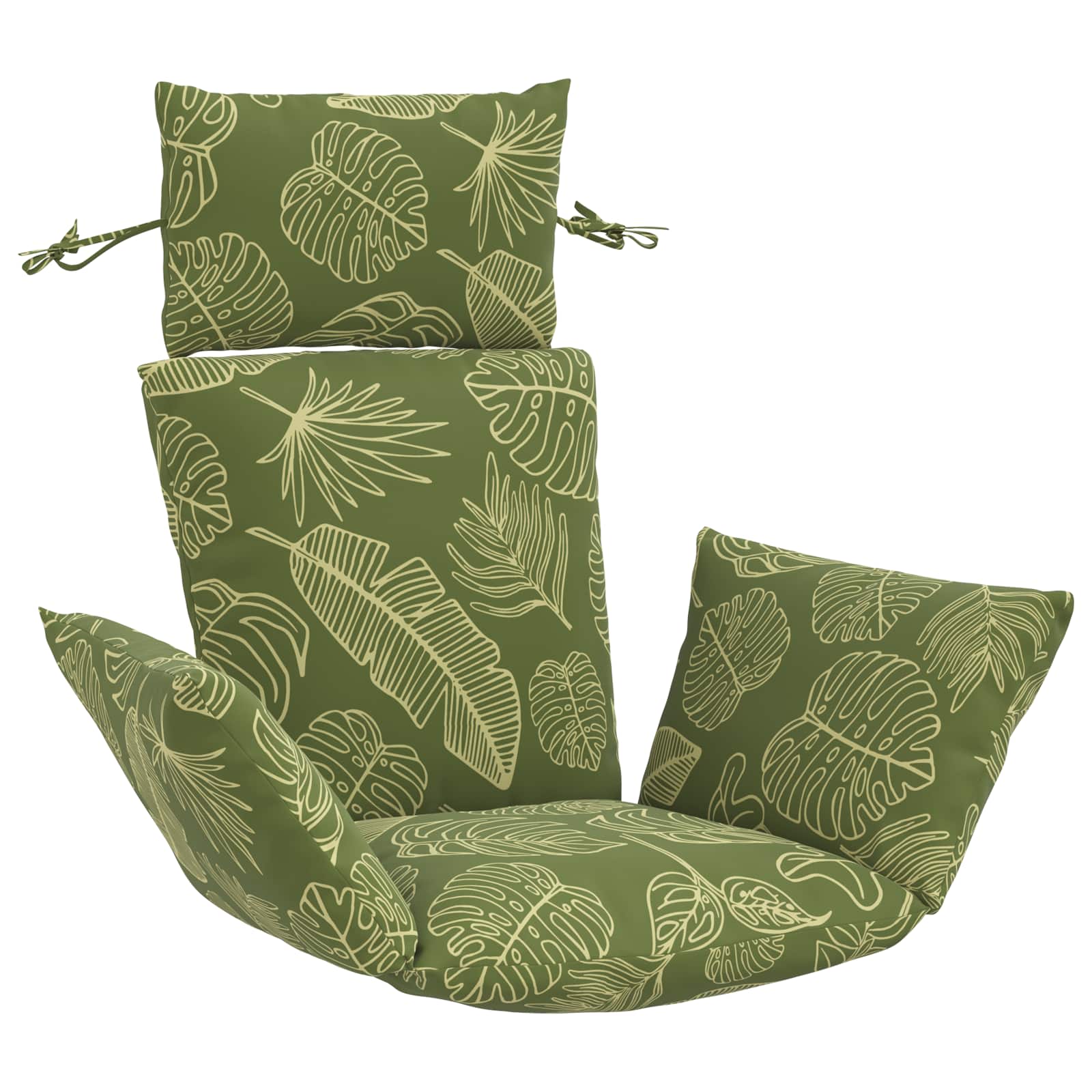 948261_1.jpg vidaXL Adirondack vankúš PUTTEN 100% polyester Design s listami – Obrázok 1