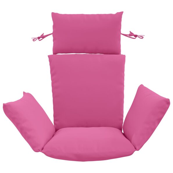 vidaXL Adirondack vankúš PUTTEN 100% polyester Ružová 60 x 145 x 10 cm – Obrázok 3