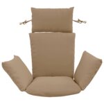 vidaXL Adirondack vankúš PUTTEN 100% polyester Sivohnedá – Obrázok 3