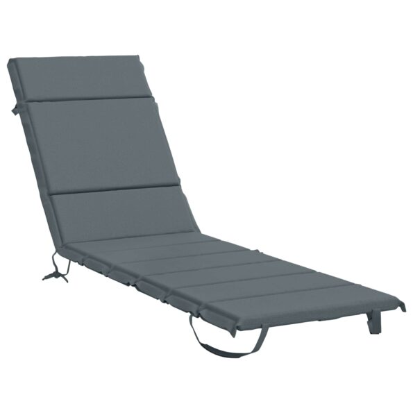 vidaXL Vankúš na ležadlo GEMERT 100% polyester Modrá 200 x 50 x 3 cm – Obrázok 2