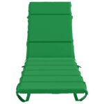 vidaXL Vankúš na ležadlo GEMERT 100% polyester Zelená 200 x 50 x 3 cm – Obrázok 4