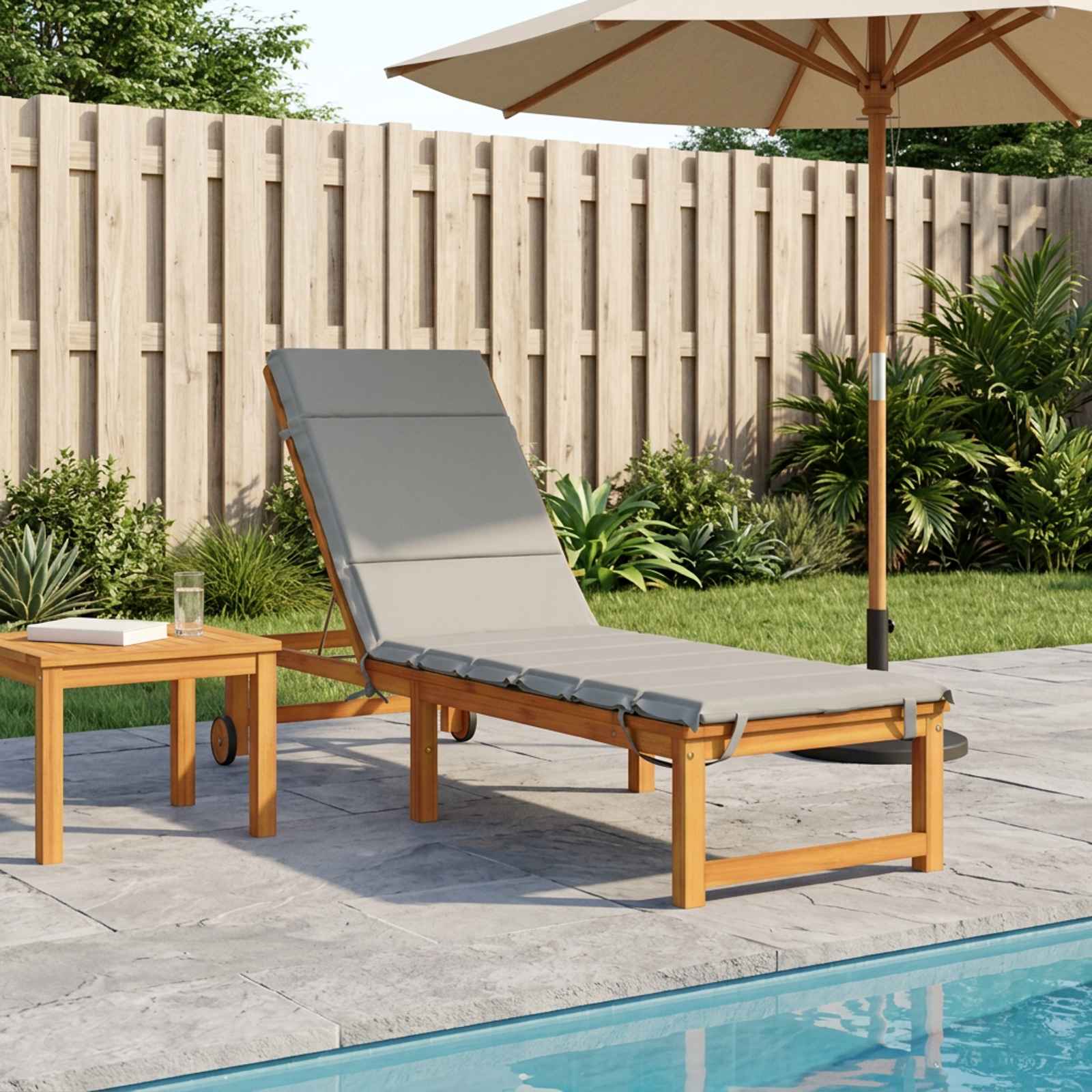 948519_1.jpg vidaXL Vankúš na ležadlo GEMERT 100% polyester Sivá 200 x 60 x 3 cm – Obrázok 1