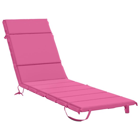 vidaXL Vankúš na ležadlo GEMERT 100% polyester Ružová 200 x 60 x 3 cm – Obrázok 2