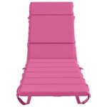 vidaXL Vankúš na ležadlo GEMERT 100% polyester Ružová 200 x 60 x 3 cm – Obrázok 4