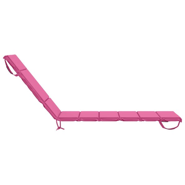 vidaXL Vankúš na ležadlo GEMERT 100% polyester Ružová 200 x 60 x 3 cm – Obrázok 5