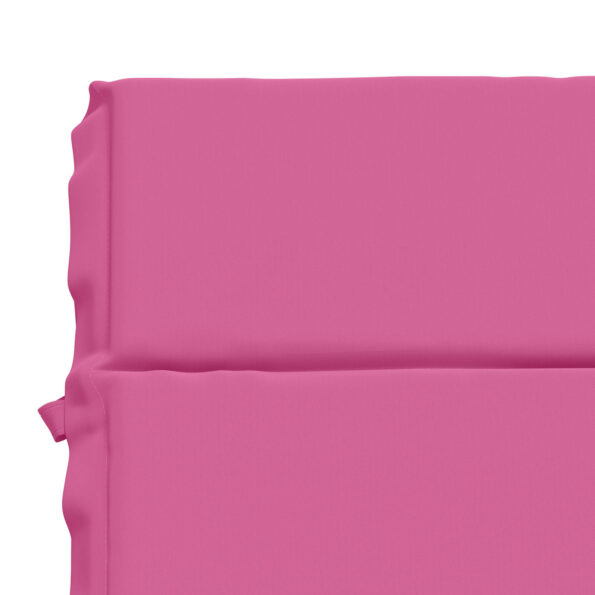 vidaXL Vankúš na ležadlo GEMERT 100% polyester Ružová 200 x 60 x 3 cm – Obrázok 6