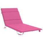 vidaXL Vankúš na ležadlo GEMERT 100% polyester Ružová 200 x 70 x 3 cm – Obrázok 2