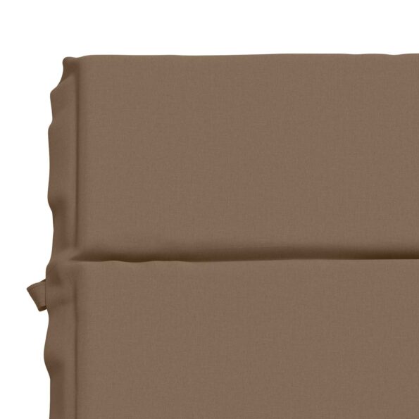vidaXL Vankúš na ležadlo GEMERT 100% polyester Sivohnedá – Obrázok 6