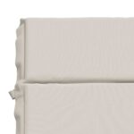 vidaXL Vankúš na ležadlo GEMERT 100% polyester Biela 200 x 80 x 3 cm – Obrázok 6
