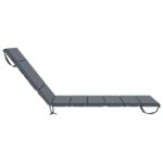 vidaXL Vankúš na ležadlo GEMERT 100% polyester Modrá 200 x 80 x 3 cm – Obrázok 5