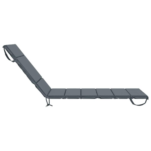 vidaXL Vankúš na ležadlo GEMERT 100% polyester Modrá 200 x 80 x 3 cm – Obrázok 5