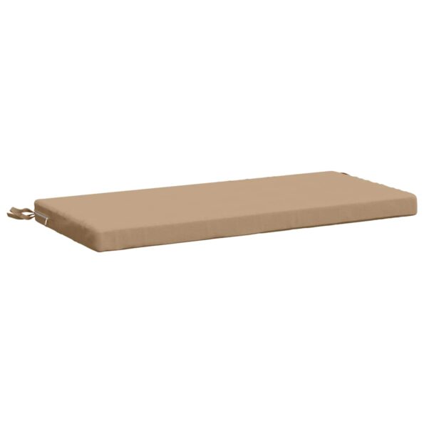 vidaXL Vankúš na lavičku SOEST 100% polyester Piesková 60 x 40 x 5 cm – Obrázok 2