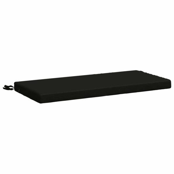 vidaXL Vankúš na lavičku SOEST 100% polyester Čierna 60 x 40 x 5 cm – Obrázok 2