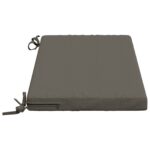 vidaXL Vankúš na lavičku SOEST 100% polyester Sivá 60 x 40 x 5 cm – Obrázok 4