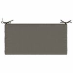 vidaXL Vankúš na lavičku SOEST 100% polyester Sivá 60 x 40 x 5 cm – Obrázok 6