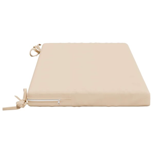 vidaXL Vankúš na lavičku SOEST 100% polyester Krémová 60 x 40 x 5 cm – Obrázok 4